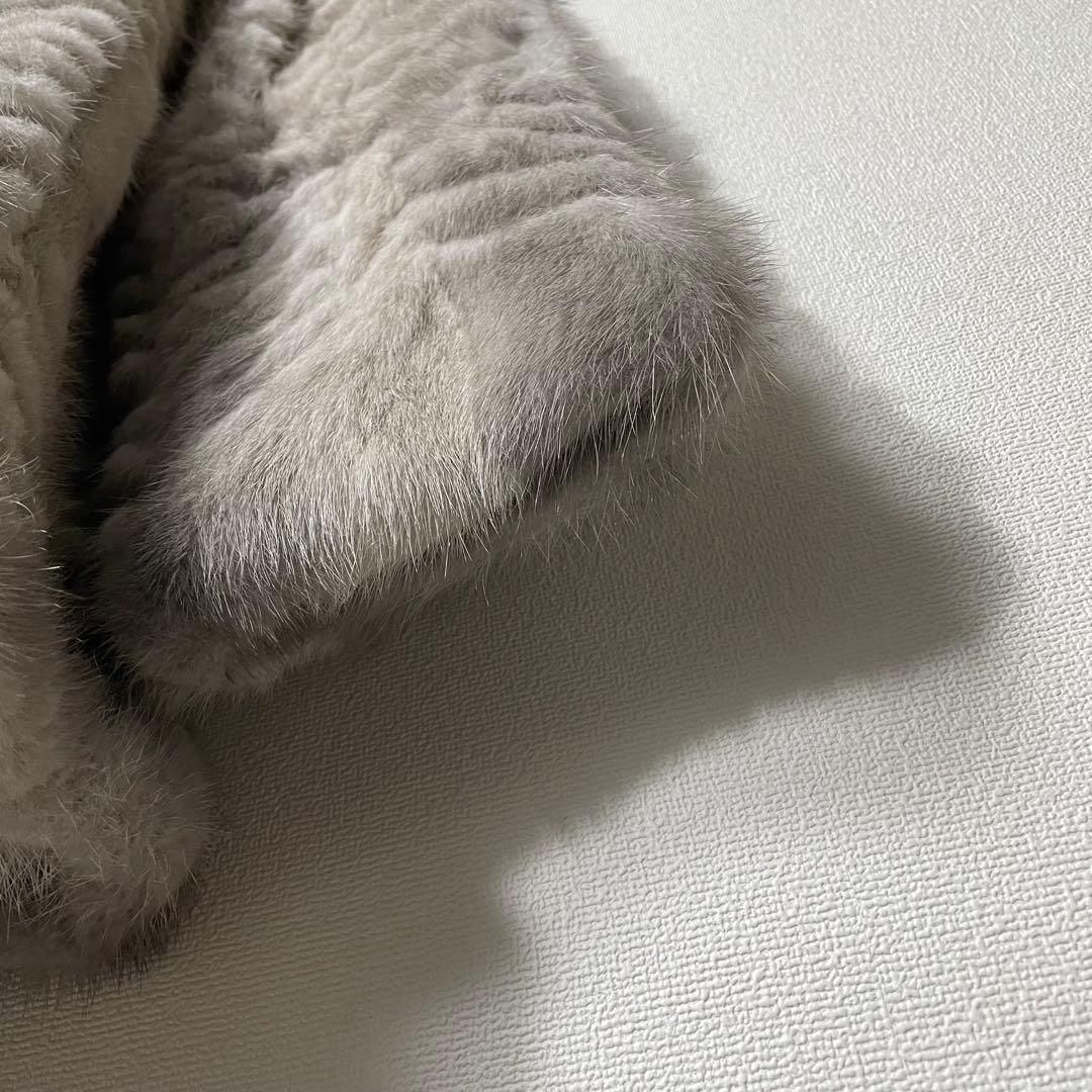 サガミンク リアルファーコート ジャケット サファイアミンク 銀タグ