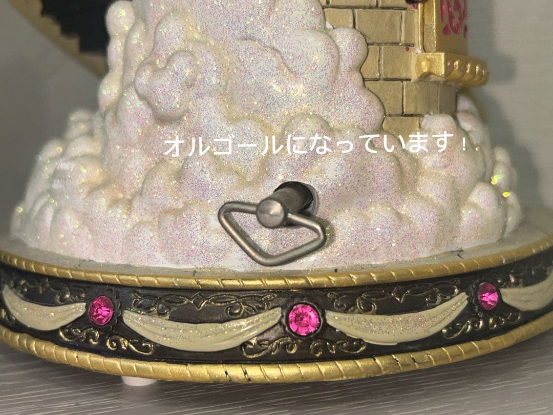 ディズニープリンセス　スノードーム　オルゴール　ミュージカルスノーグローブ