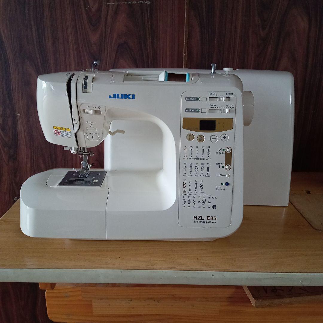 JUKIコンピュータミシン本体　HＺLーE85　分解整備済み
