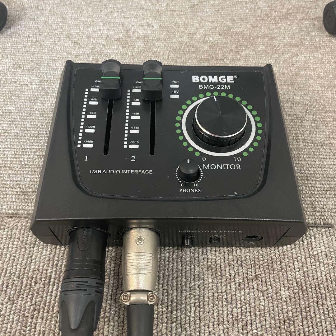 XM8500 2本/マイクスタンド/オーディオ インターフェイス フルセット