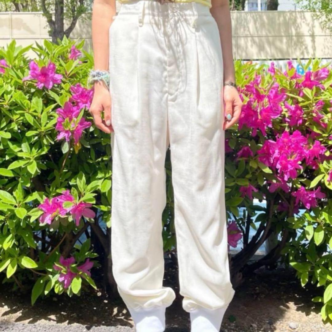 パンツ SIIILON /Innocentskirtcombipants /white