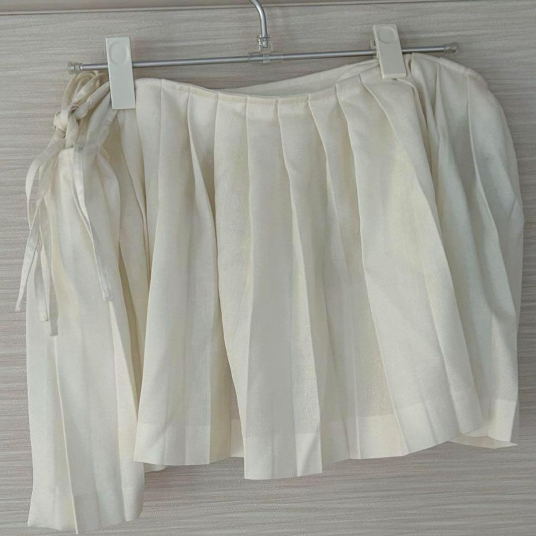 パンツ SIIILON /Innocentskirtcombipants /white