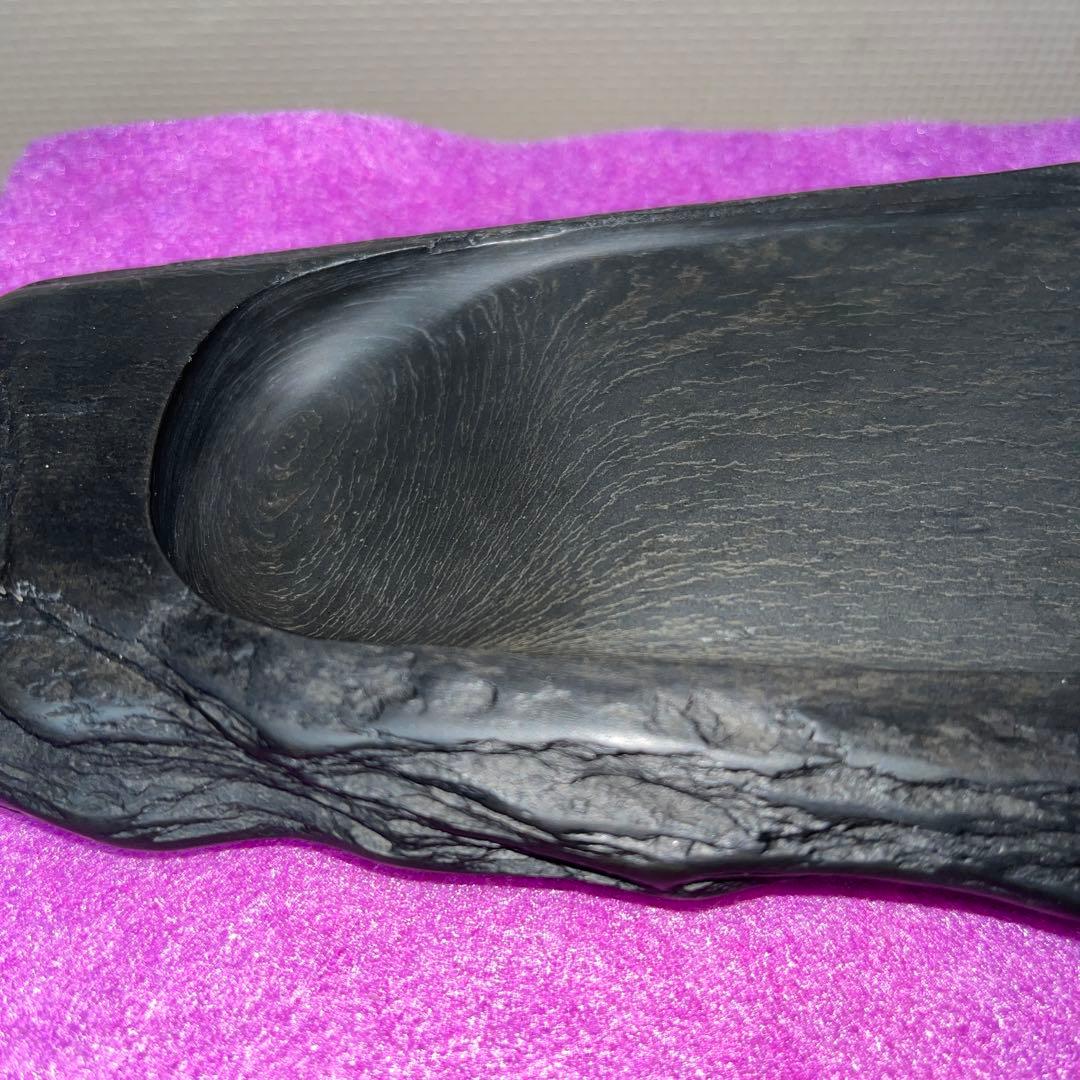 ⭕️高島虎斑石硯　希少　福井永昌堂　泰石　天然硯　新品未使用　女性好み作品