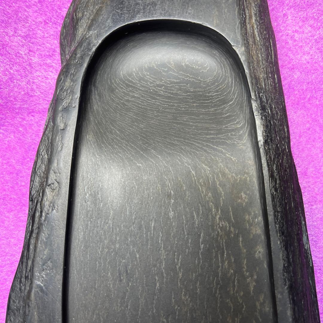 ⭕️高島虎斑石硯　希少　福井永昌堂　泰石　天然硯　新品未使用　女性好み作品