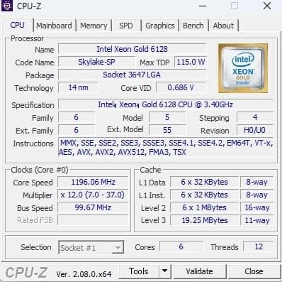ワークステーション HP Z6 G4 XEON GOLD 6128/SSD256GB HDD2TB