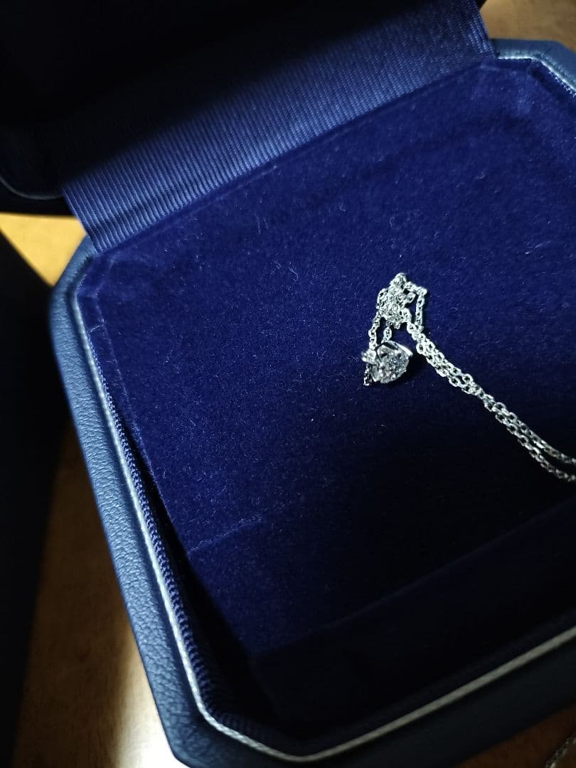 銀座ダイヤモンドシライシ　天然一粒ダイヤモンドネックレス 0.282ct
