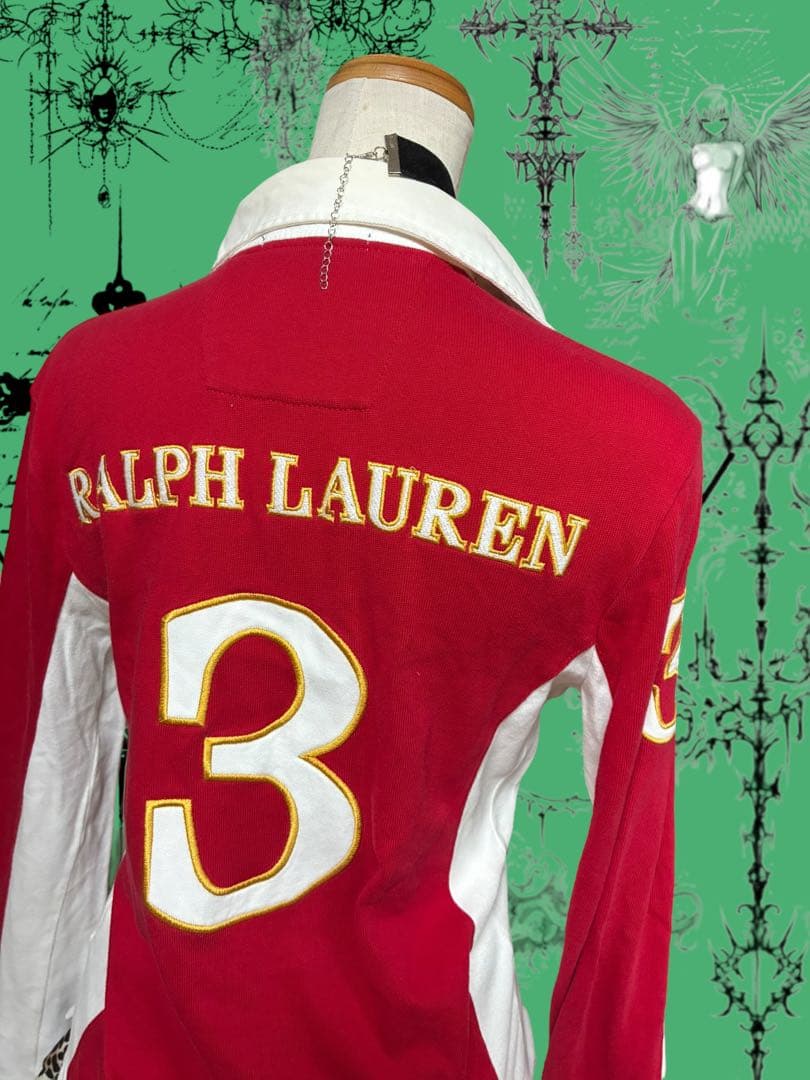 y2k平成ギャル　ラルフローレンぴちTポロ　フェアリーグランジ　マクブリンク古着