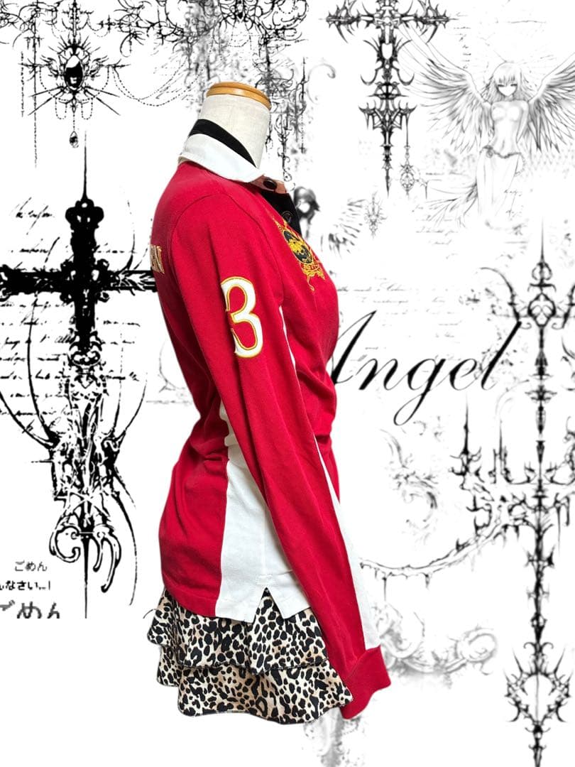 y2k平成ギャル　ラルフローレンぴちTポロ　フェアリーグランジ　マクブリンク古着