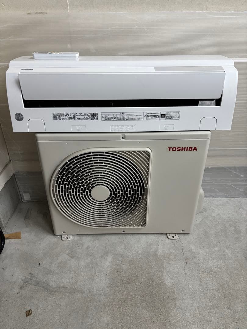 取付込☆福岡 東芝 エアコン RAS-N221X 6畳~ 2025年式 中古