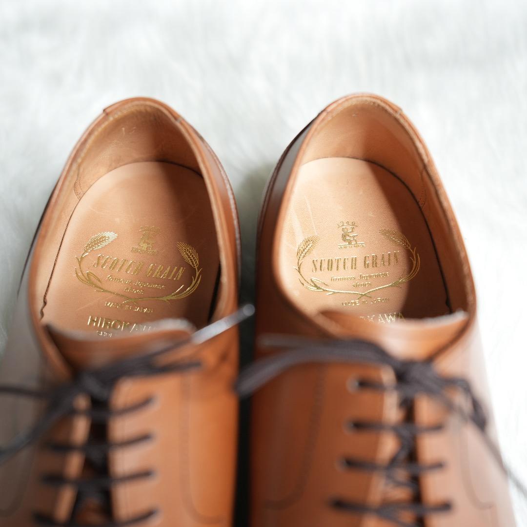 極美品✨SCOTCH GRAIN スコッチグレイン シャインオアレイン Uチップ