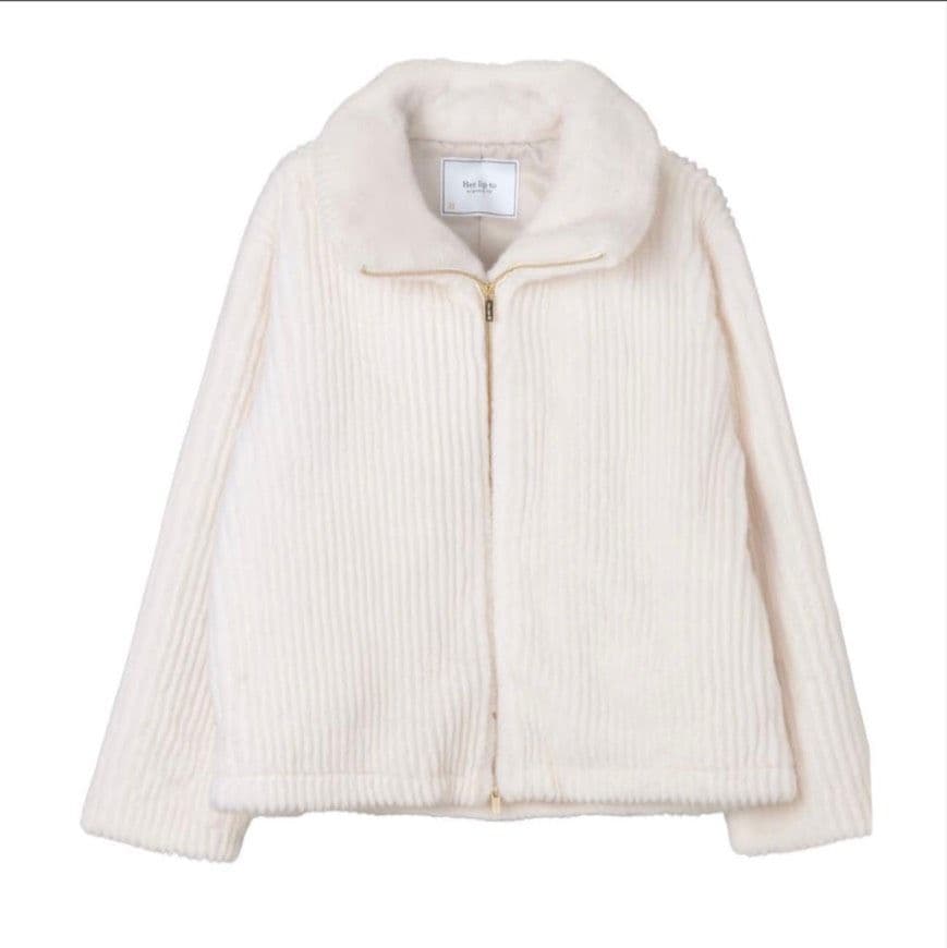 Herlipto Twila Faux Fur Zip Jacket Sサイズ