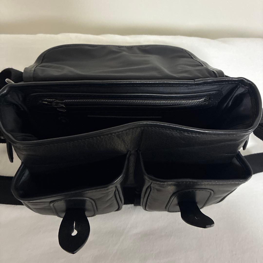 BEAMSF別注　HUNTING WORLD レザー キャリーオール S