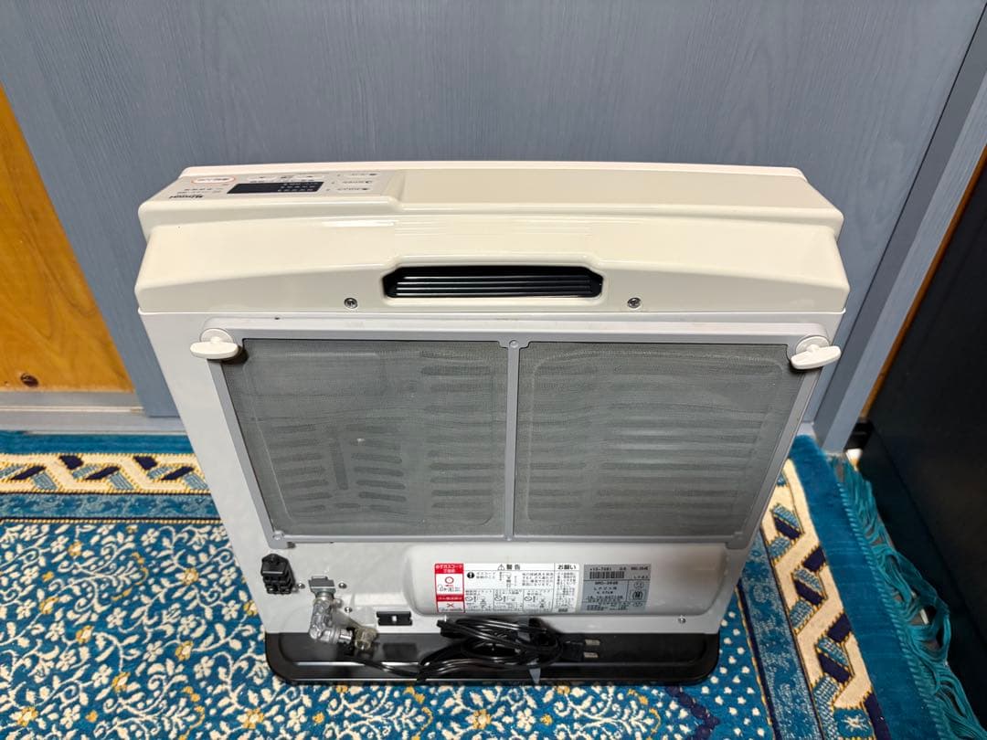 リンナイ☆ガスファンヒーター（プロパンガス・LPガス用）ホース付きですぐ使える