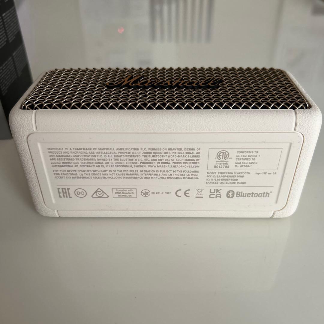 Marshall ワイヤレススピーカー ホワイト