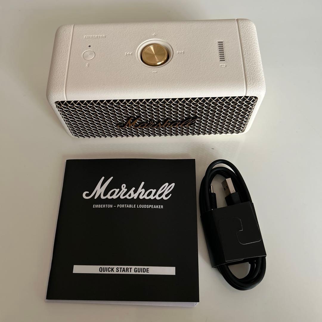 Marshall ワイヤレススピーカー ホワイト