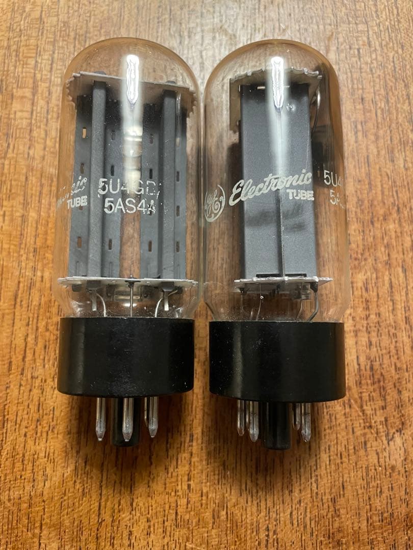 GE Electronic Tube 5U4GB / 5AS4A 整流管 ペア