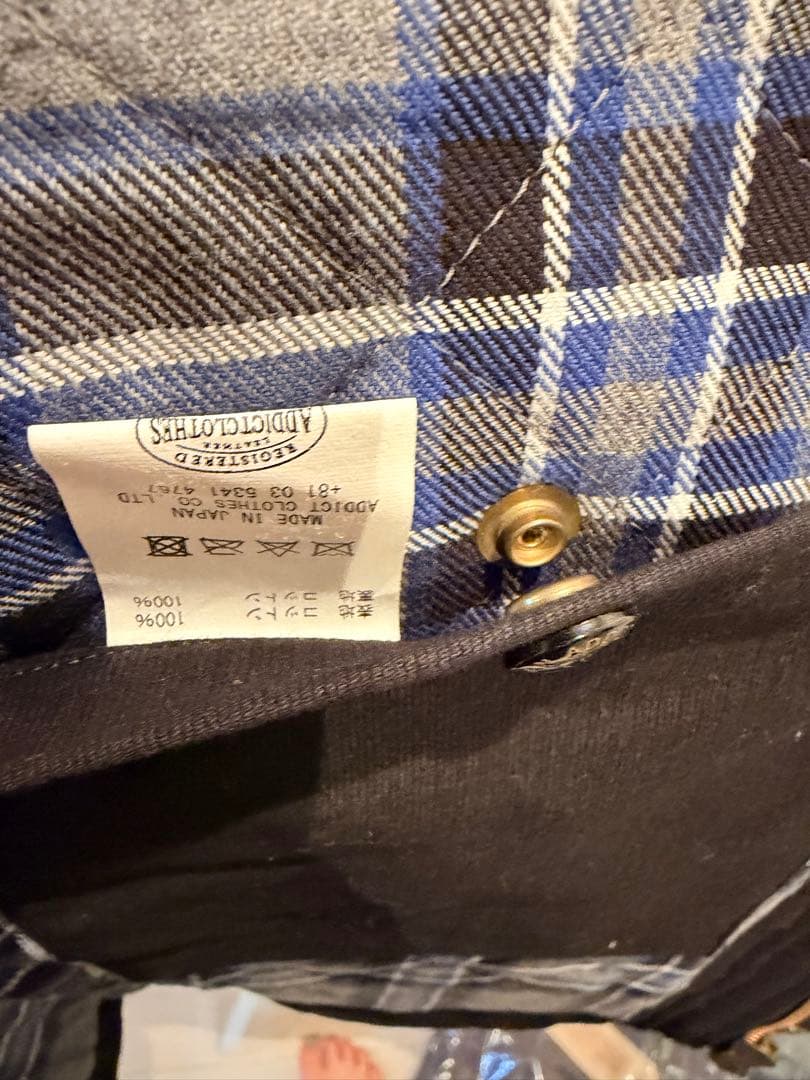 アディクトクローズ　COTTON ULSTER VEST