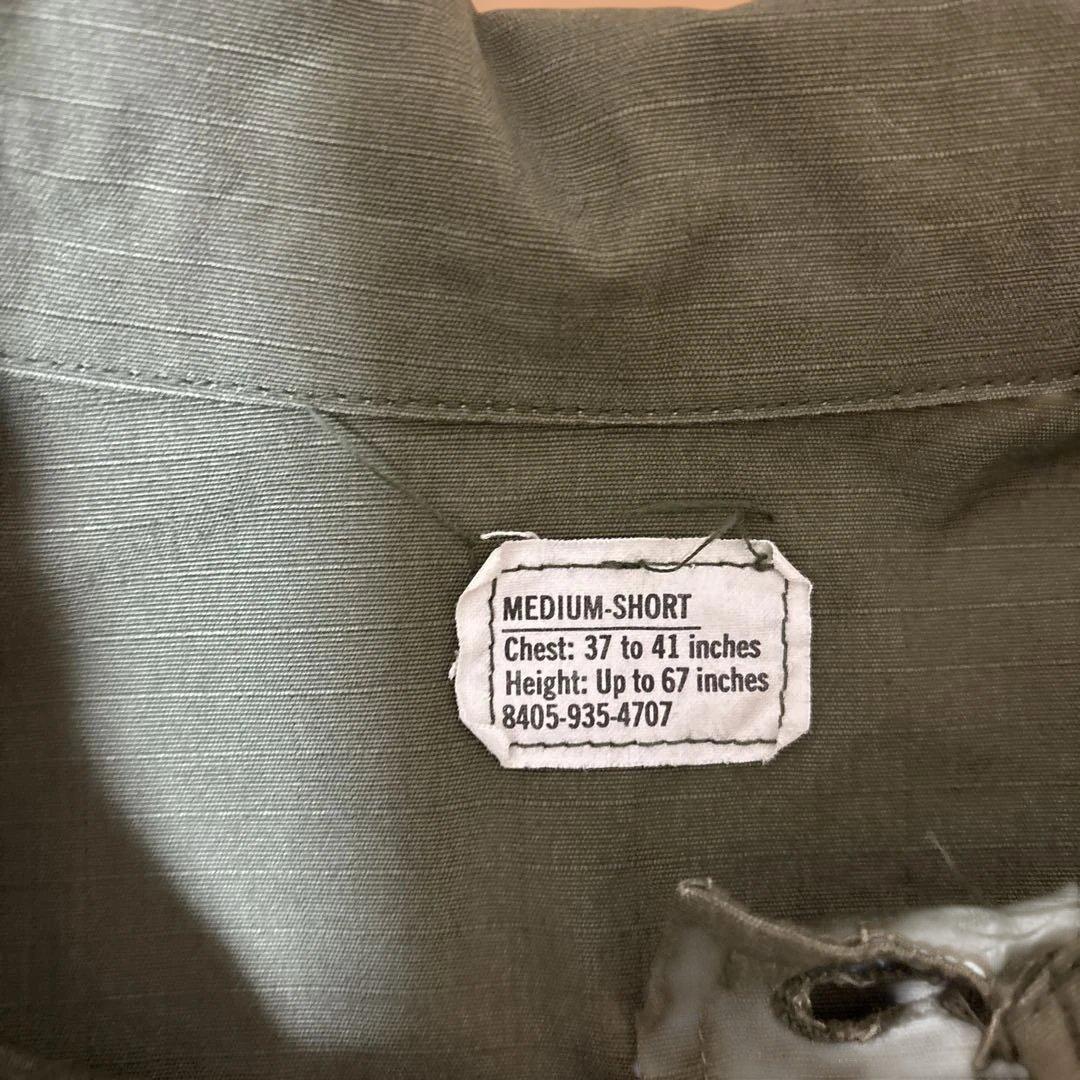 U.S ARMY ジャングルファティーグジャケット ミディアムショート 70s
