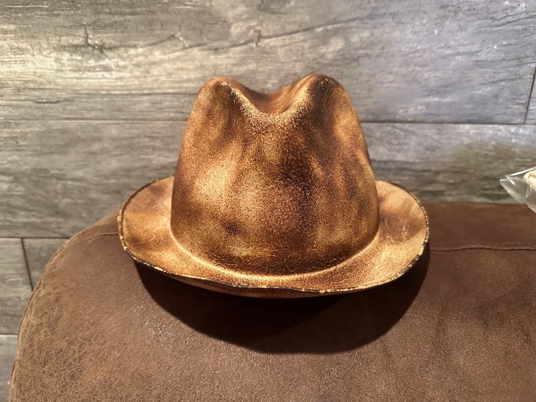 reinhard plank bona burned wax hat 新品未使用