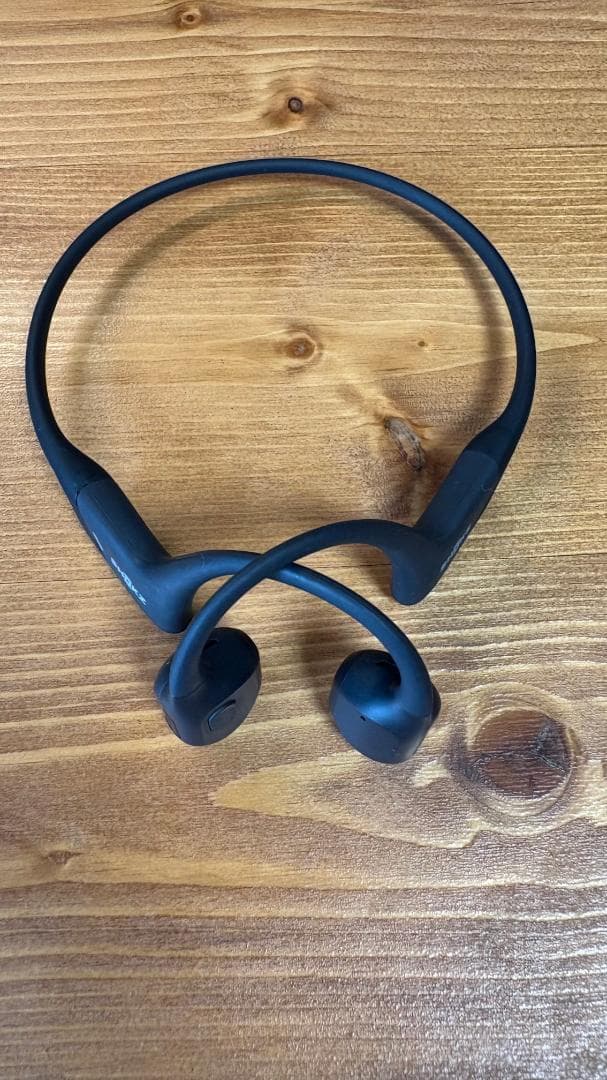 SHOKZ 骨伝導イヤホン ブラック 収納ケース付き