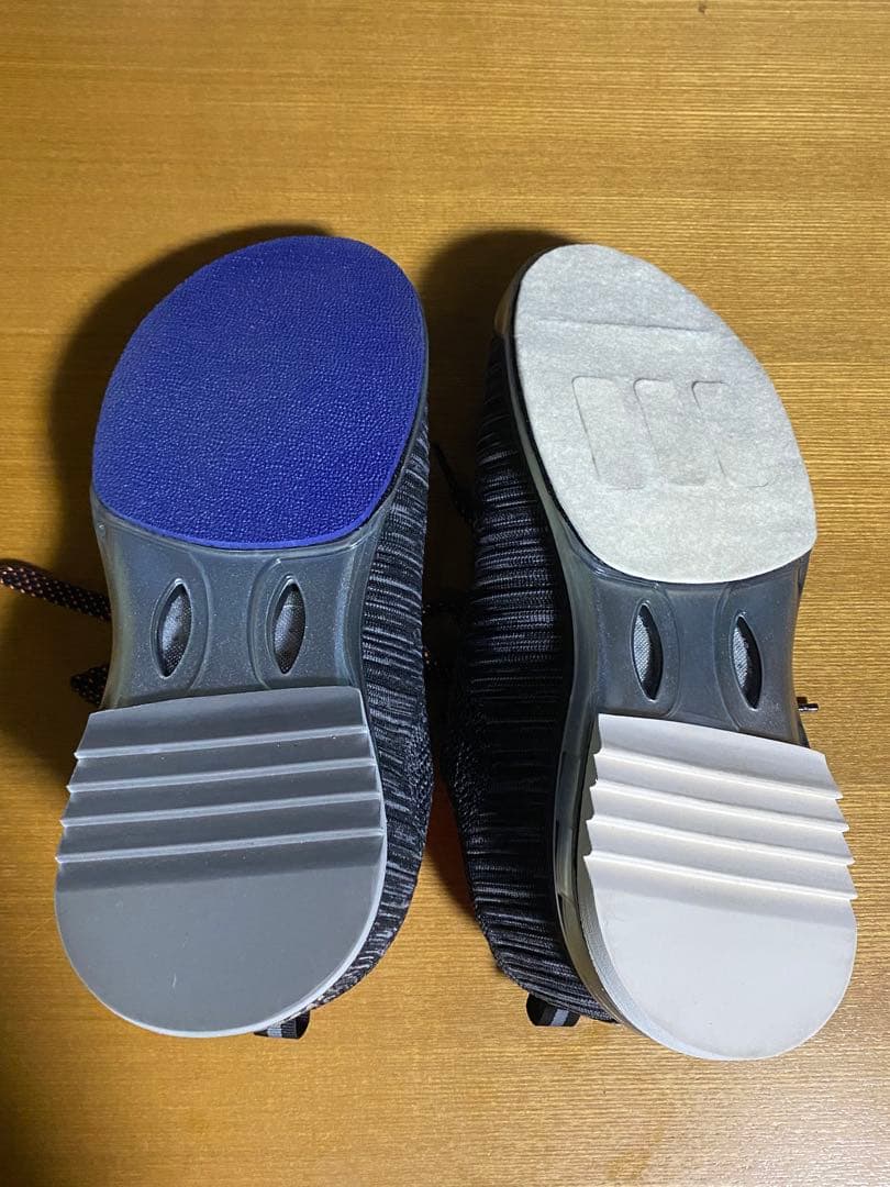 ＜美品＞HI-SP ボウリングシューズ黒/オレンジ