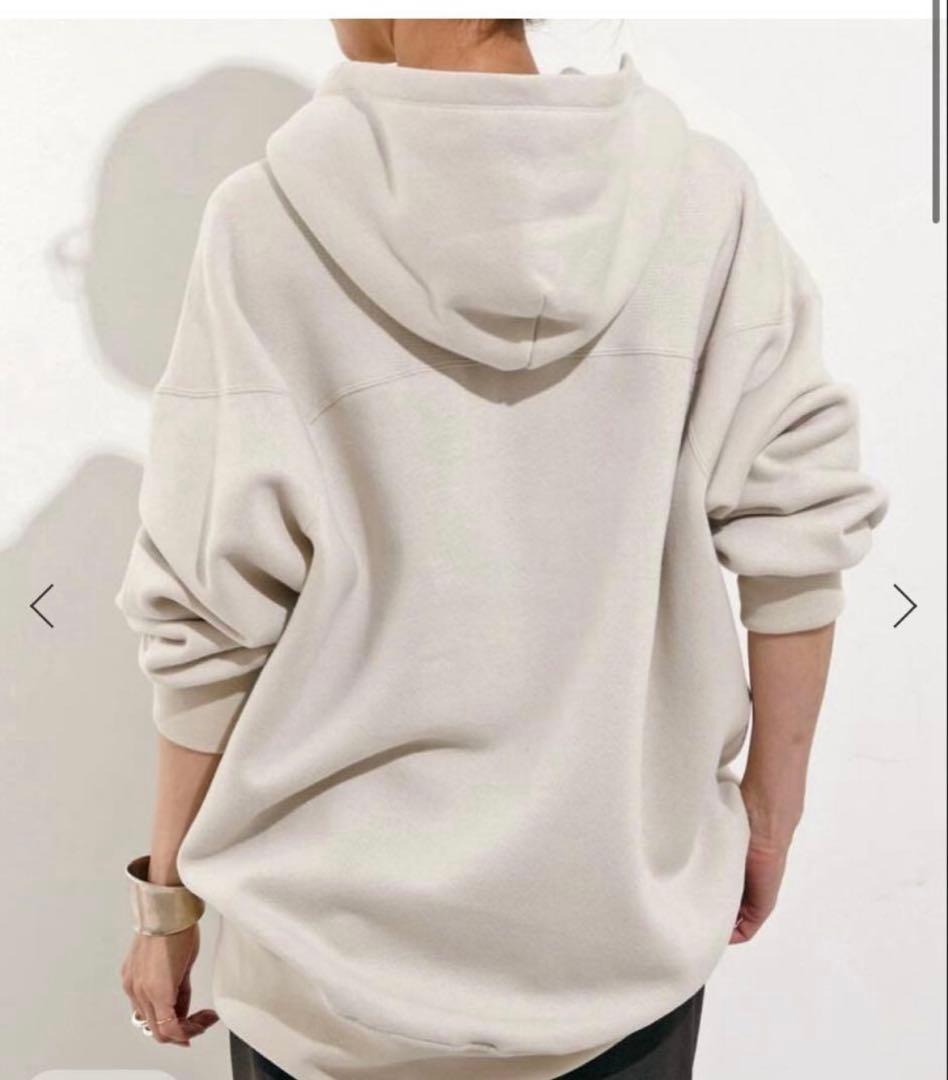 アメリカーナ　WIDE FULLZIP HOODIE ナチュラル