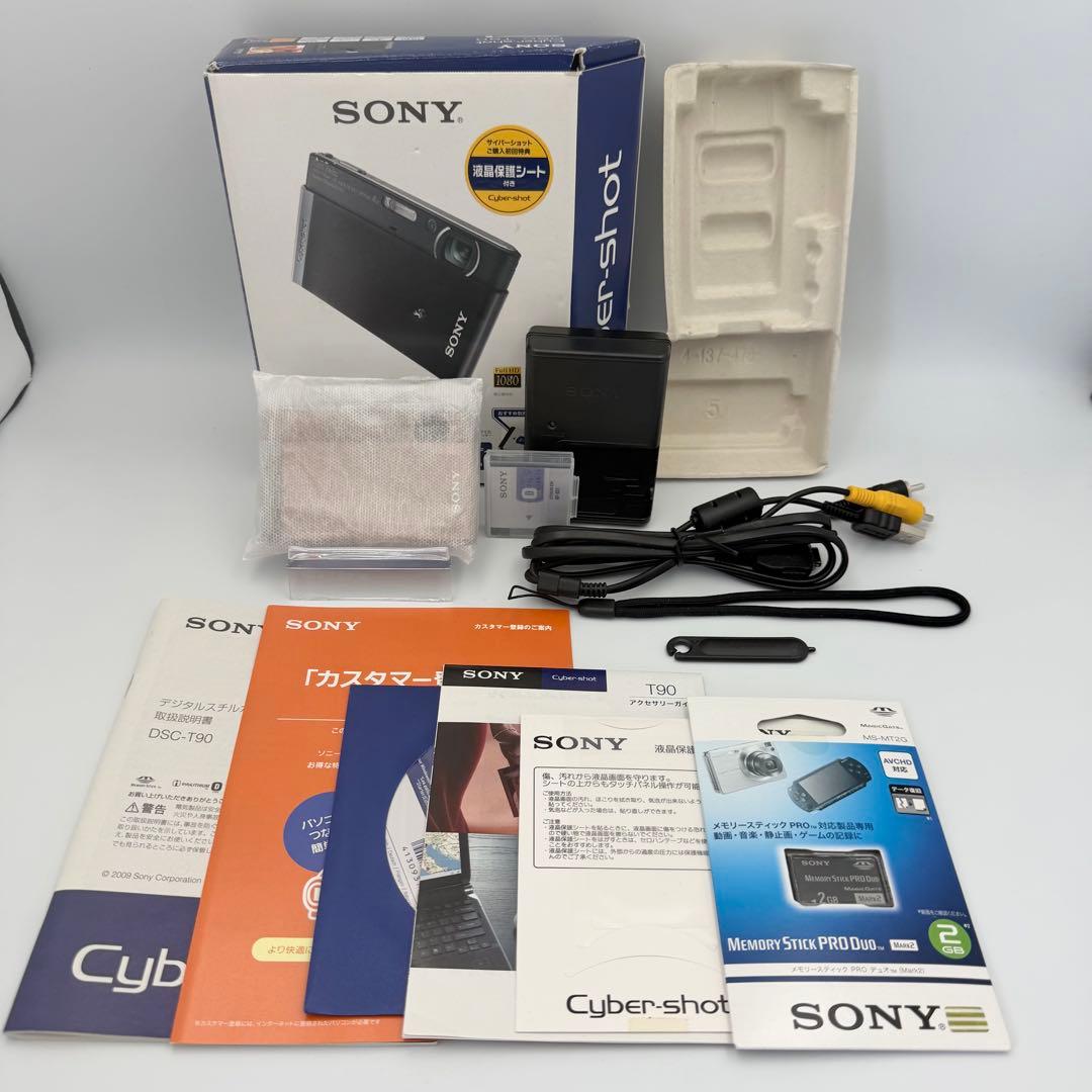 【極美品：実写有】SONY Cyber-shot DSC-T90 ブラウン