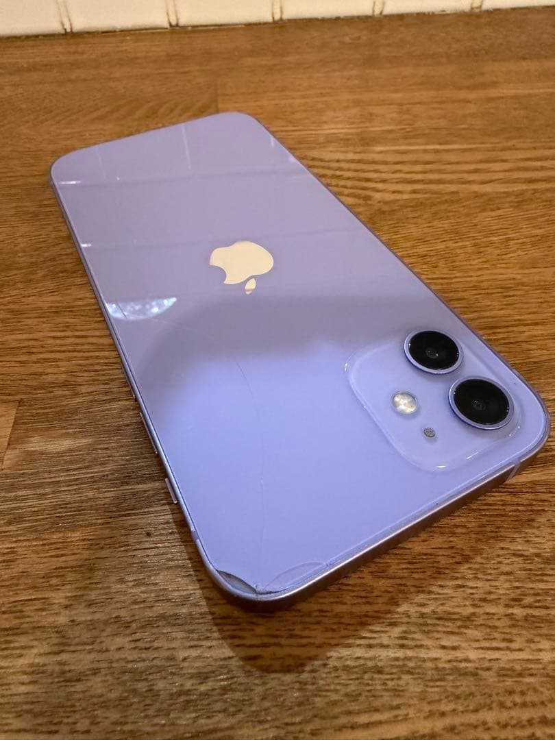 iPhone12 128GB⭐️パープル MAGsafeクリアケース付き/箱あり