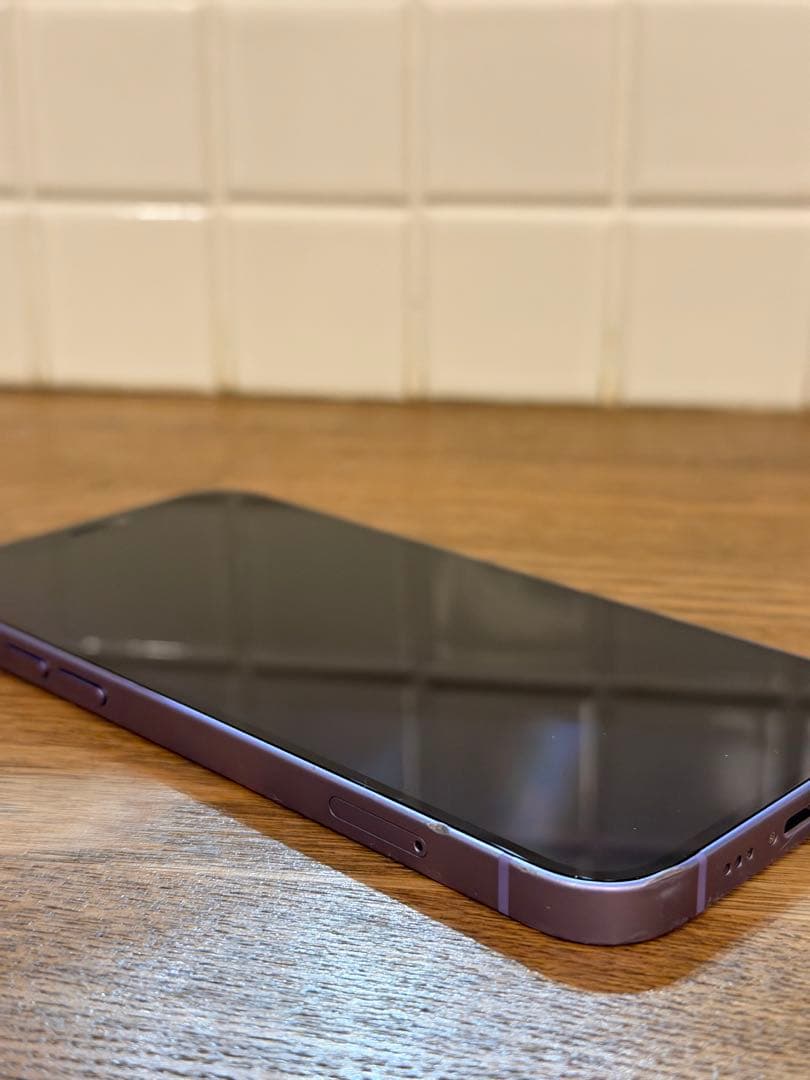 iPhone12 128GB⭐️パープル MAGsafeクリアケース付き/箱あり