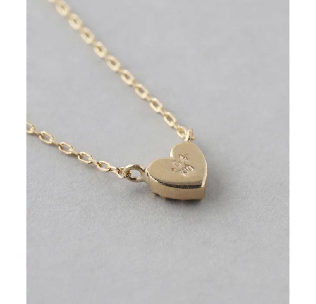 新品未使用　シエナロゼ　ブラックダイヤハートネックレス