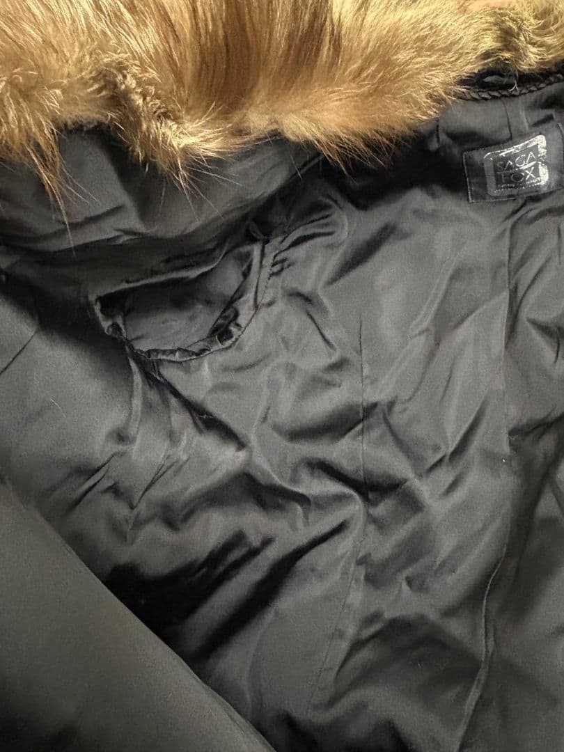 SAGA FOX フォックスファーロングコート 601262