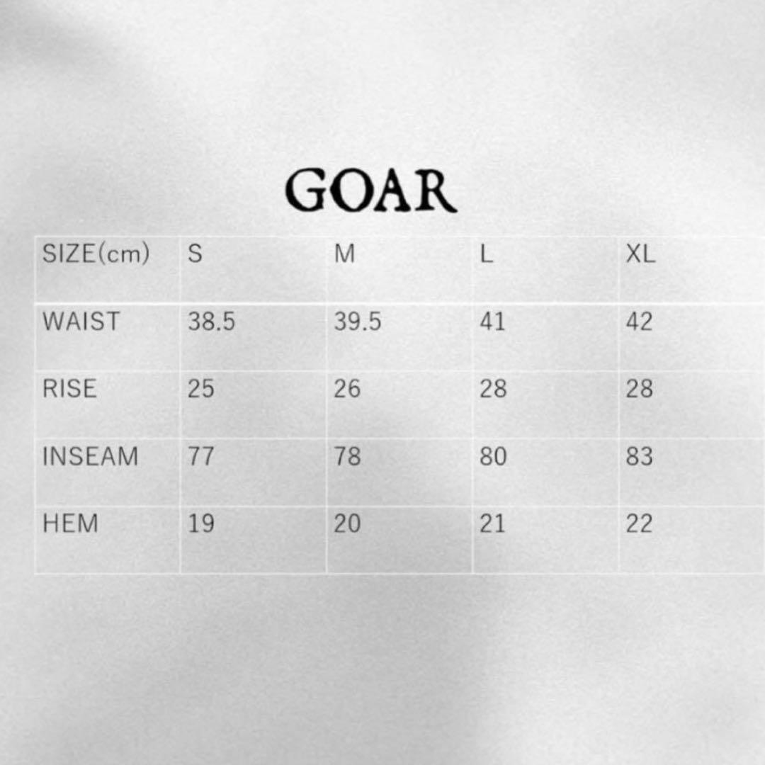 goar strapped straight oil pants 未使用M