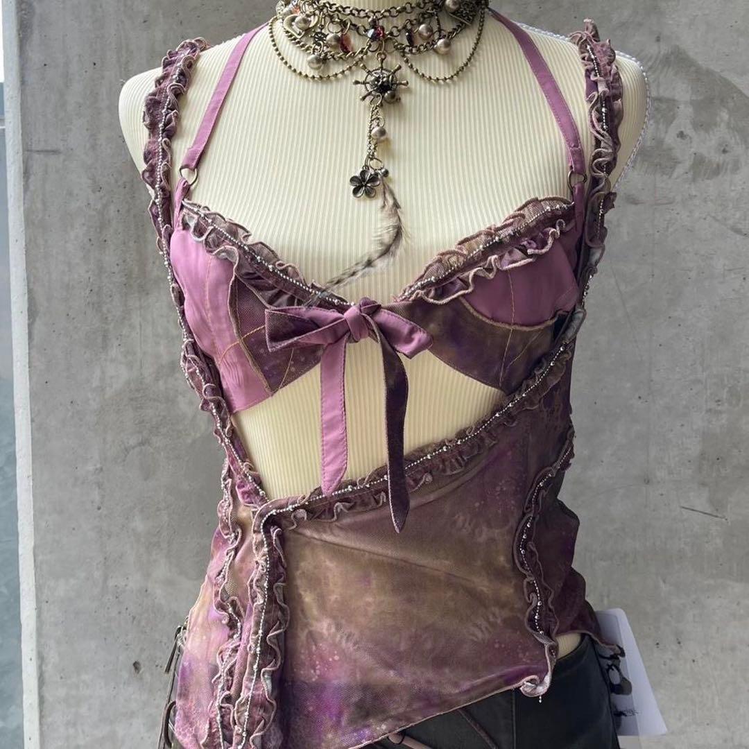 Open Aesthetic メッシュ 2ピーストップ – サイズ S