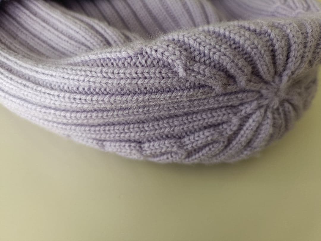 ロエベ　LOEWE ラベンダー ニット帽