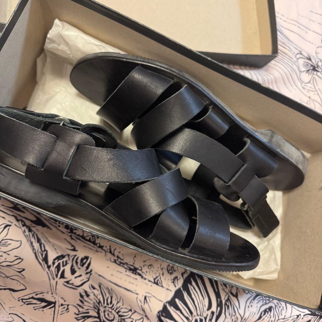 Paraboot× ISSEY MIYAKE MENレザーサンダル 2012SS