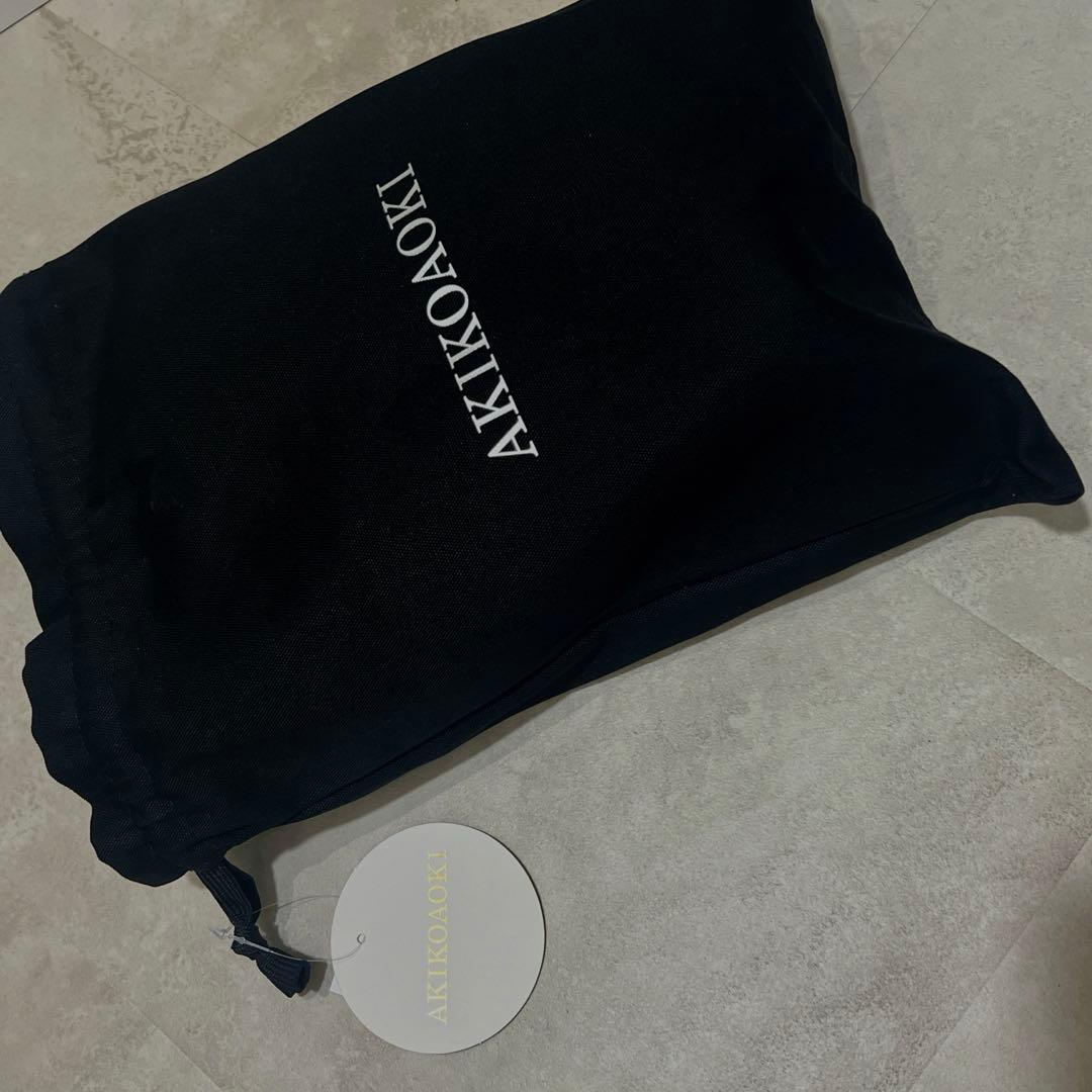 AKIKOAOKI ブラックローファー厚底　本革　38