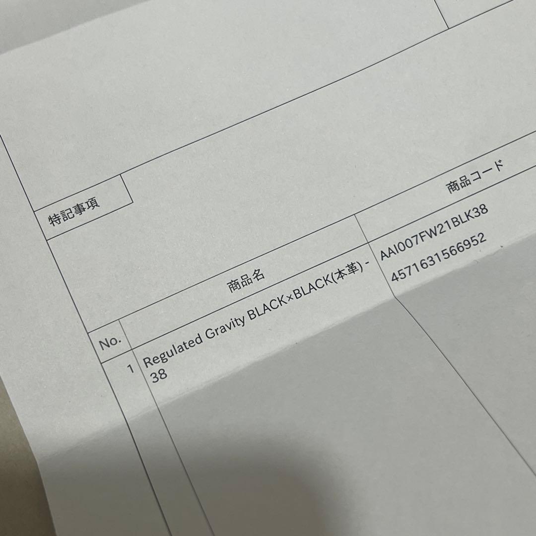 AKIKOAOKI ブラックローファー厚底　本革　38