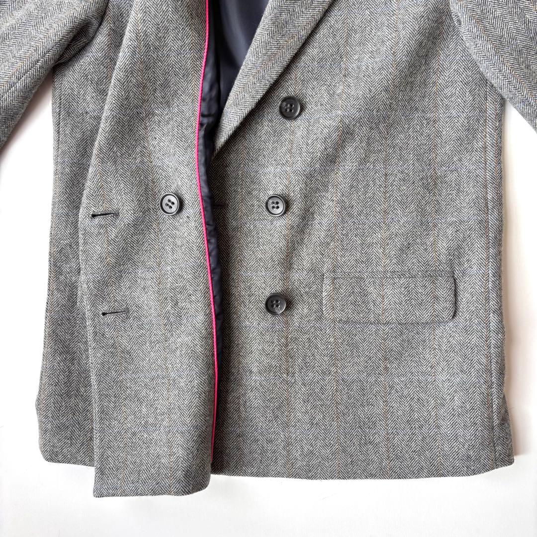 [美品]スピックアンドスパン♪ウールヘリンボンジャケット