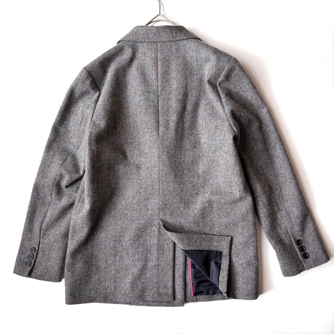[美品]スピックアンドスパン♪ウールヘリンボンジャケット