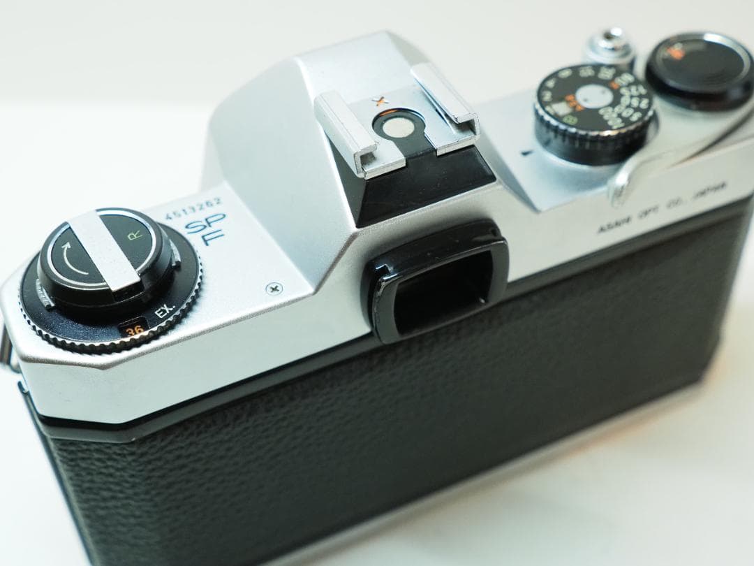整備済 PENTAX アサヒペンタックス SPF シルバーボディ フィルムカメラ