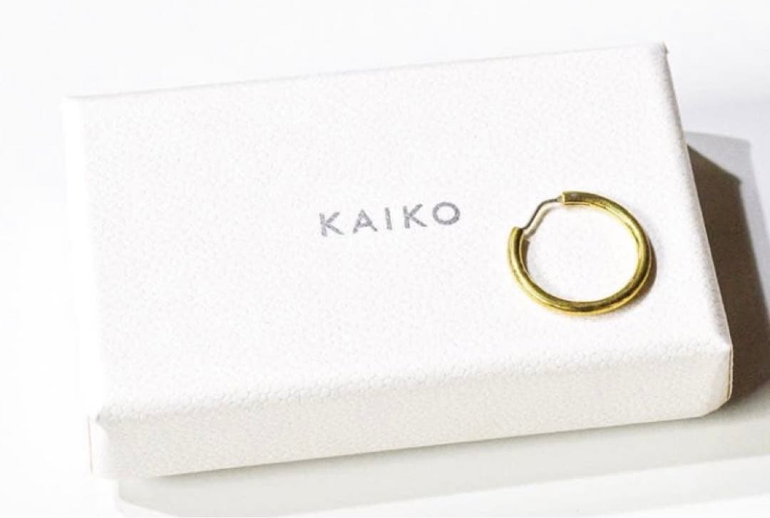 KAIKO フープピアス両耳 GOLD