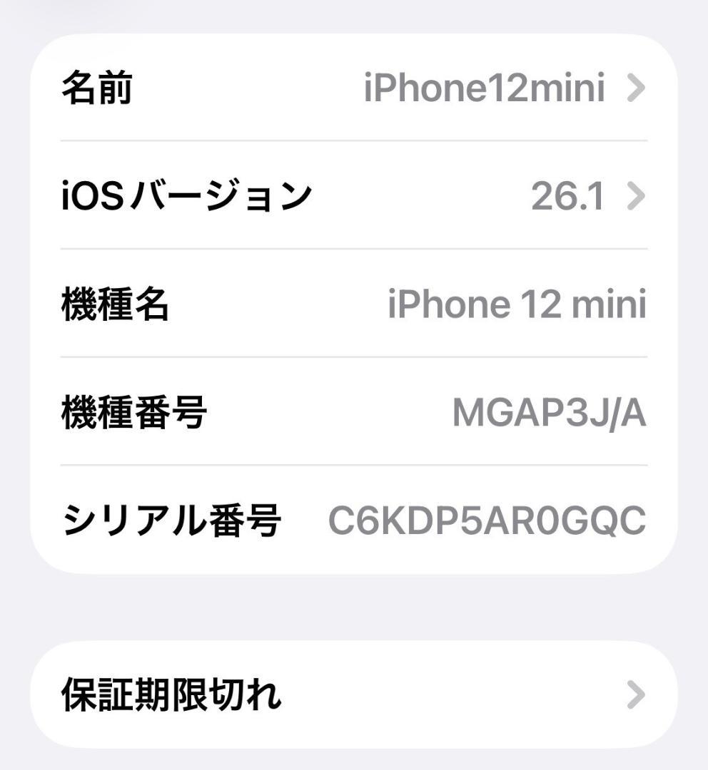 p*p様 アップルストア購入.iPhone 12 mini 64GB ブルーSI