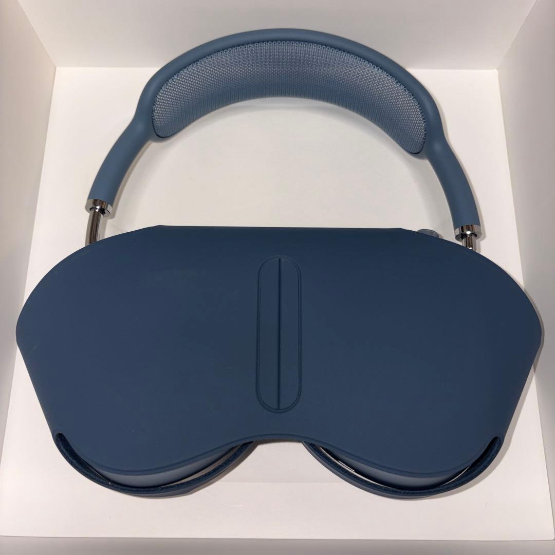 【極美品】Apple AirPods Max ブルー ワイヤレスヘッドフォン