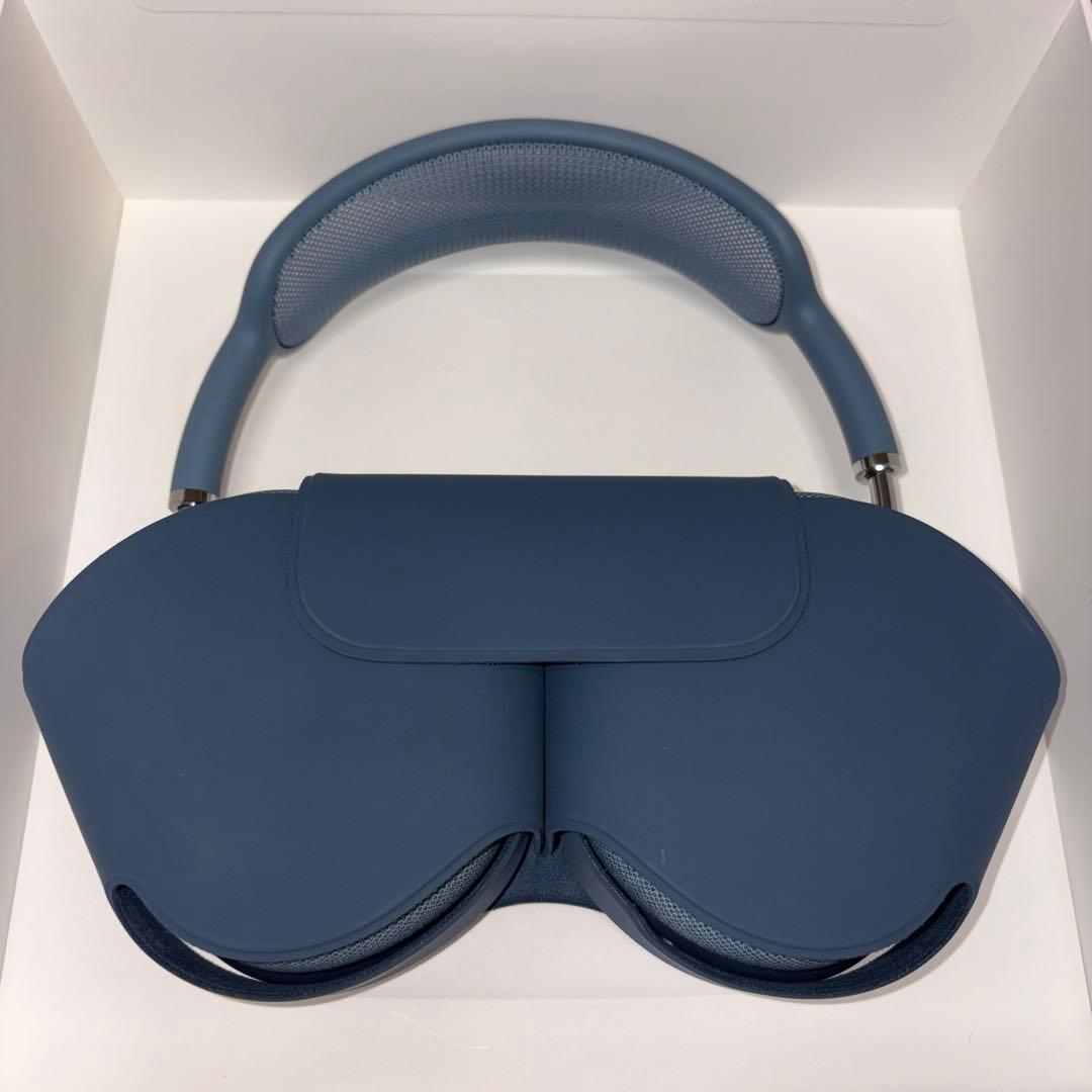 【極美品】Apple AirPods Max ブルー ワイヤレスヘッドフォン