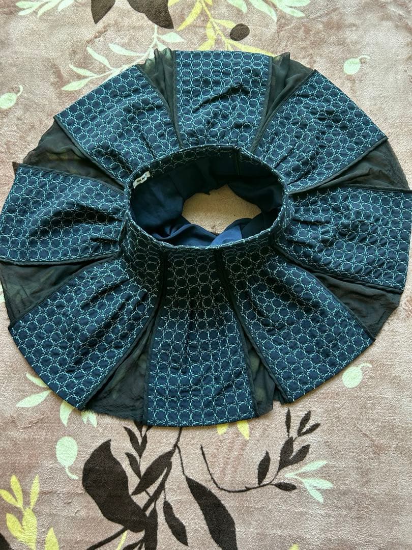 美品ミュウミュウMIUMIUフレアミニスカート