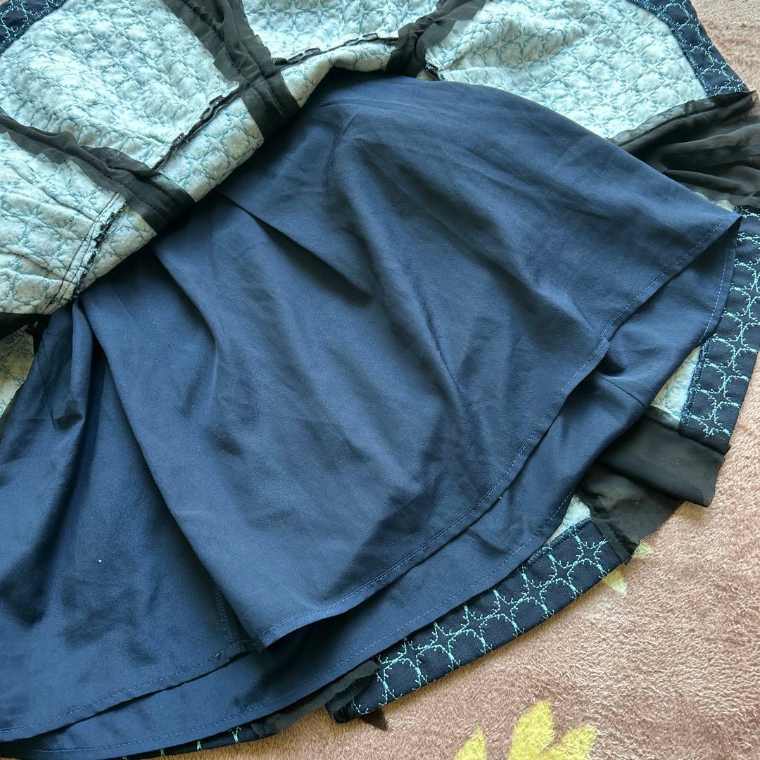 美品ミュウミュウMIUMIUフレアミニスカート