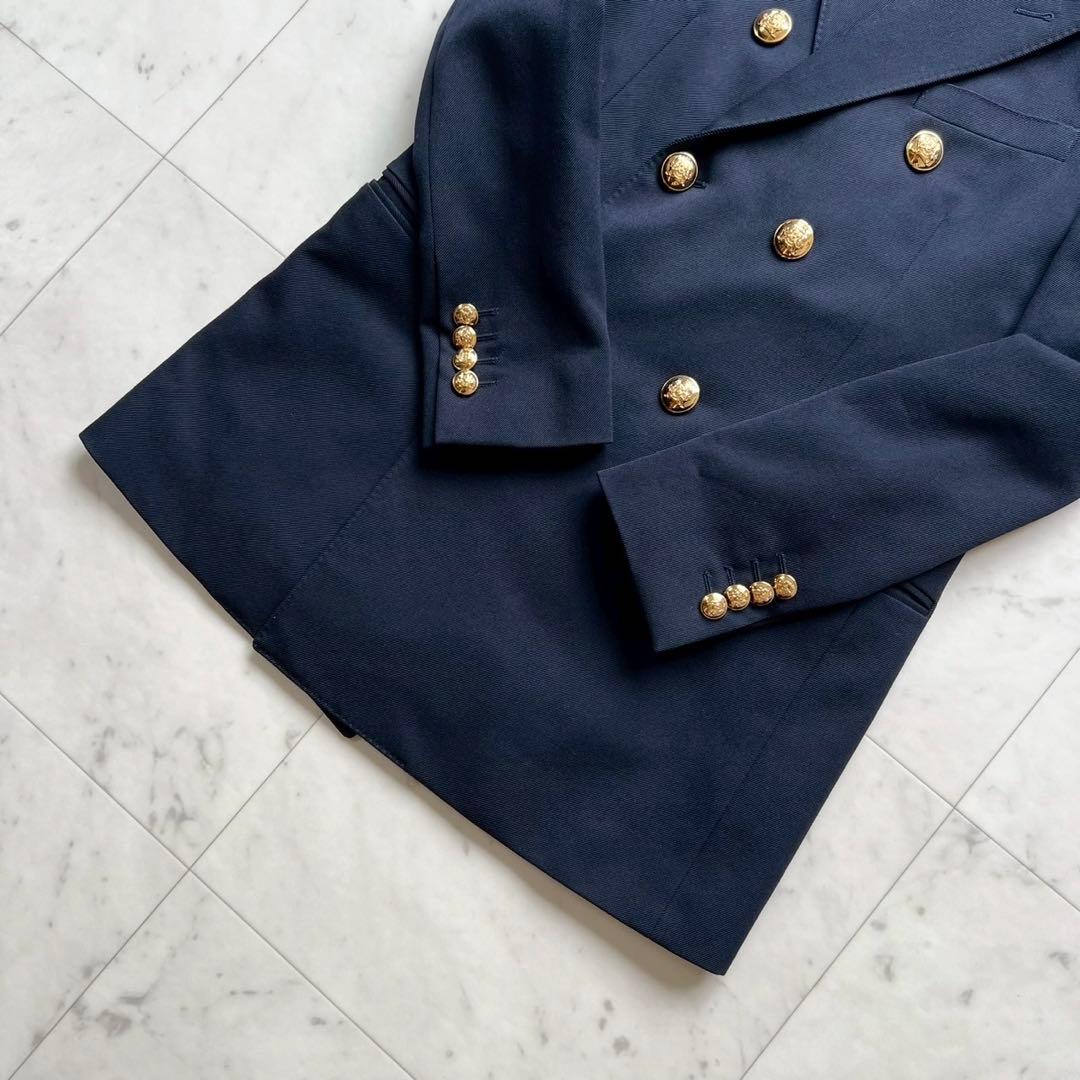 CELINE 20SS クラシックジャケット 金ボタン ブレザー 紺 34