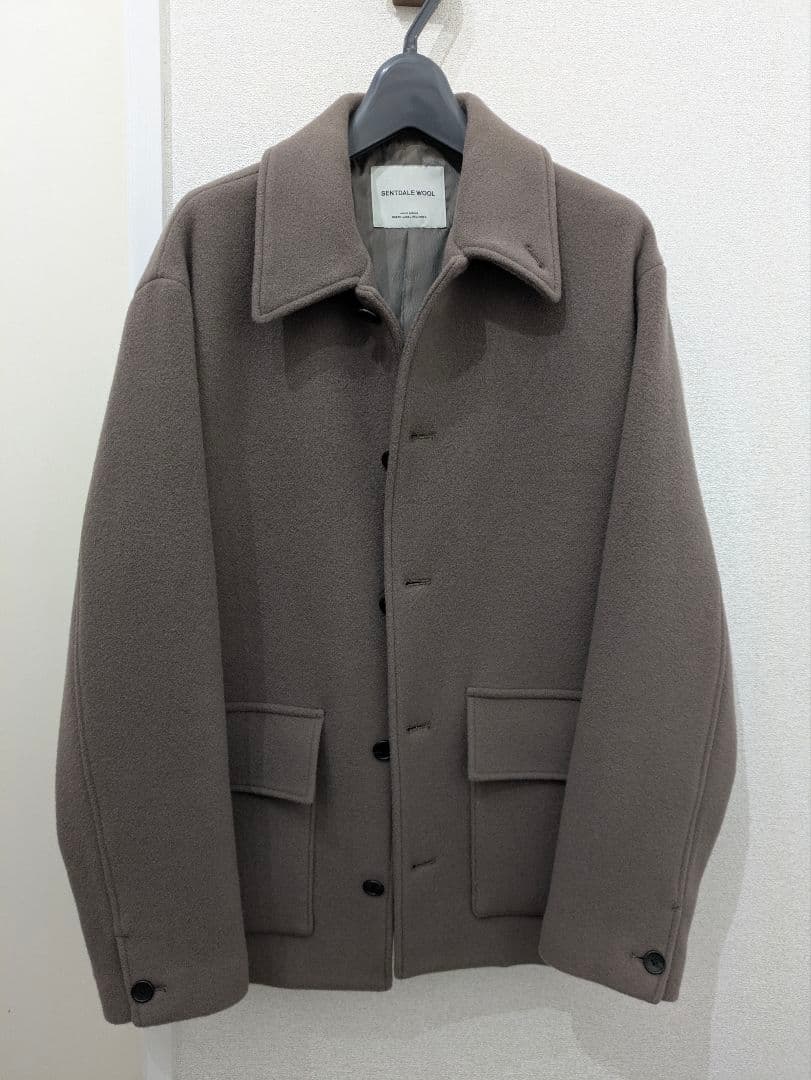 グリーンレーベルリラクシング SENTDALE WOOL カバーオール M モカ