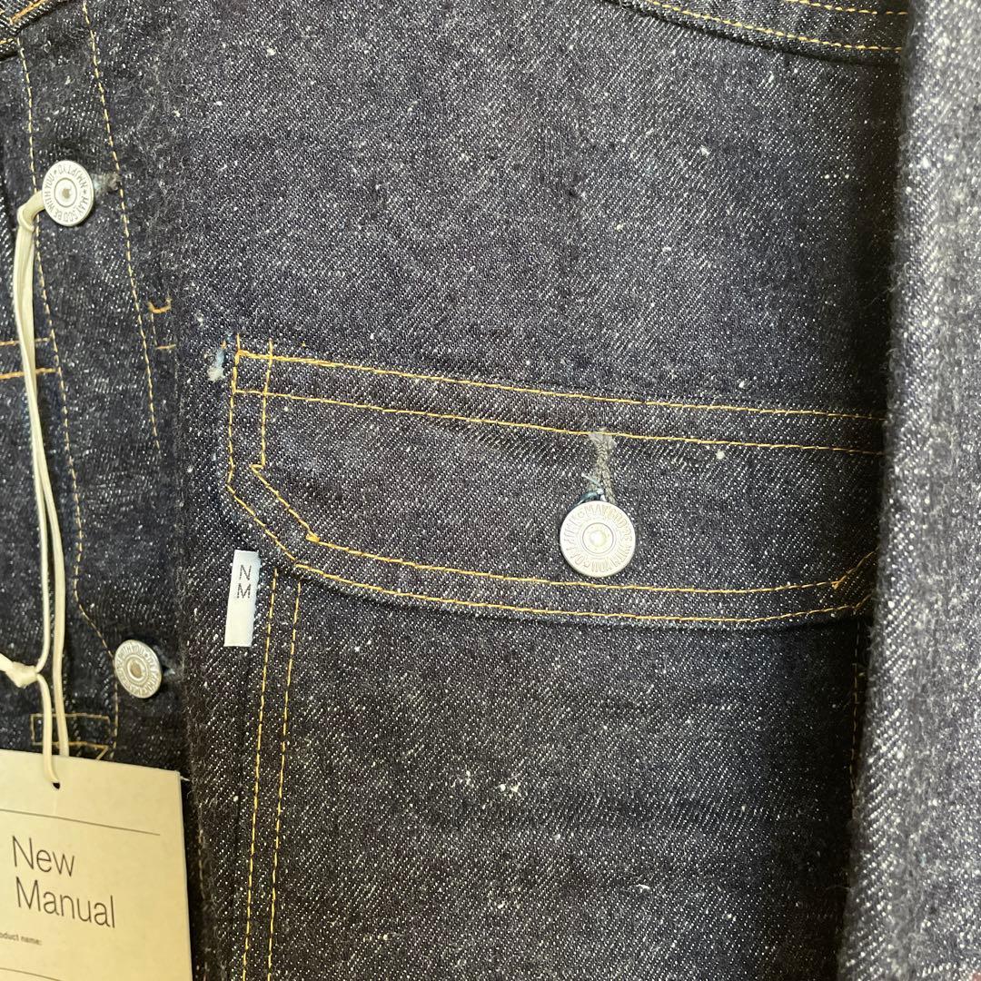 新品 New Manual #001 T-BACK DENIM JACKET