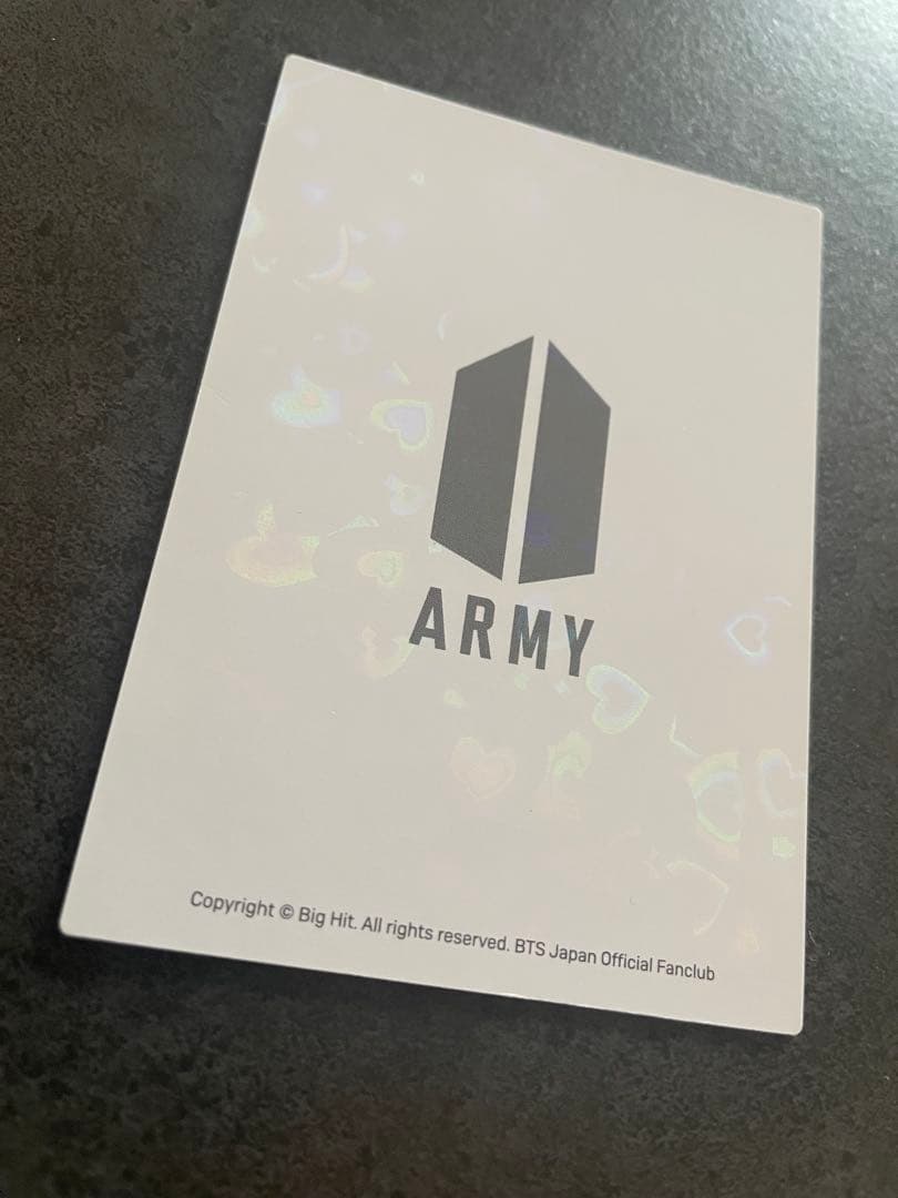 BTS ユンギ FC継続 会場限定 トレカ